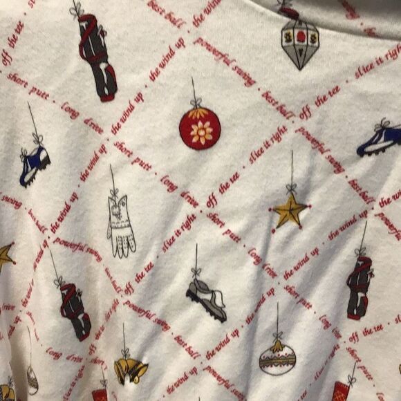 Golf shirt, short sleeve Christmas edition by liz golf Size XL - Picture 2 of 5